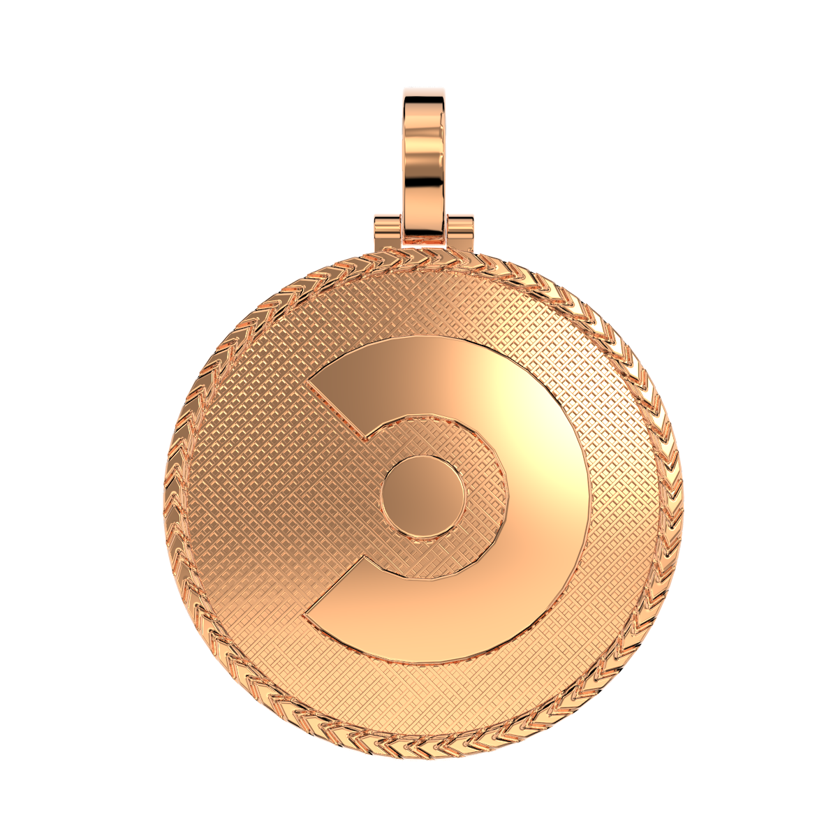 Coreum Logo Gold Pendant w/ Gold Chain