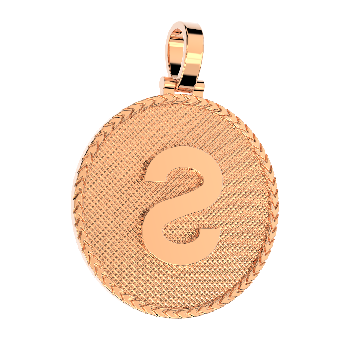 Sologenic Logo Gold Pendant w/ Gold Chain