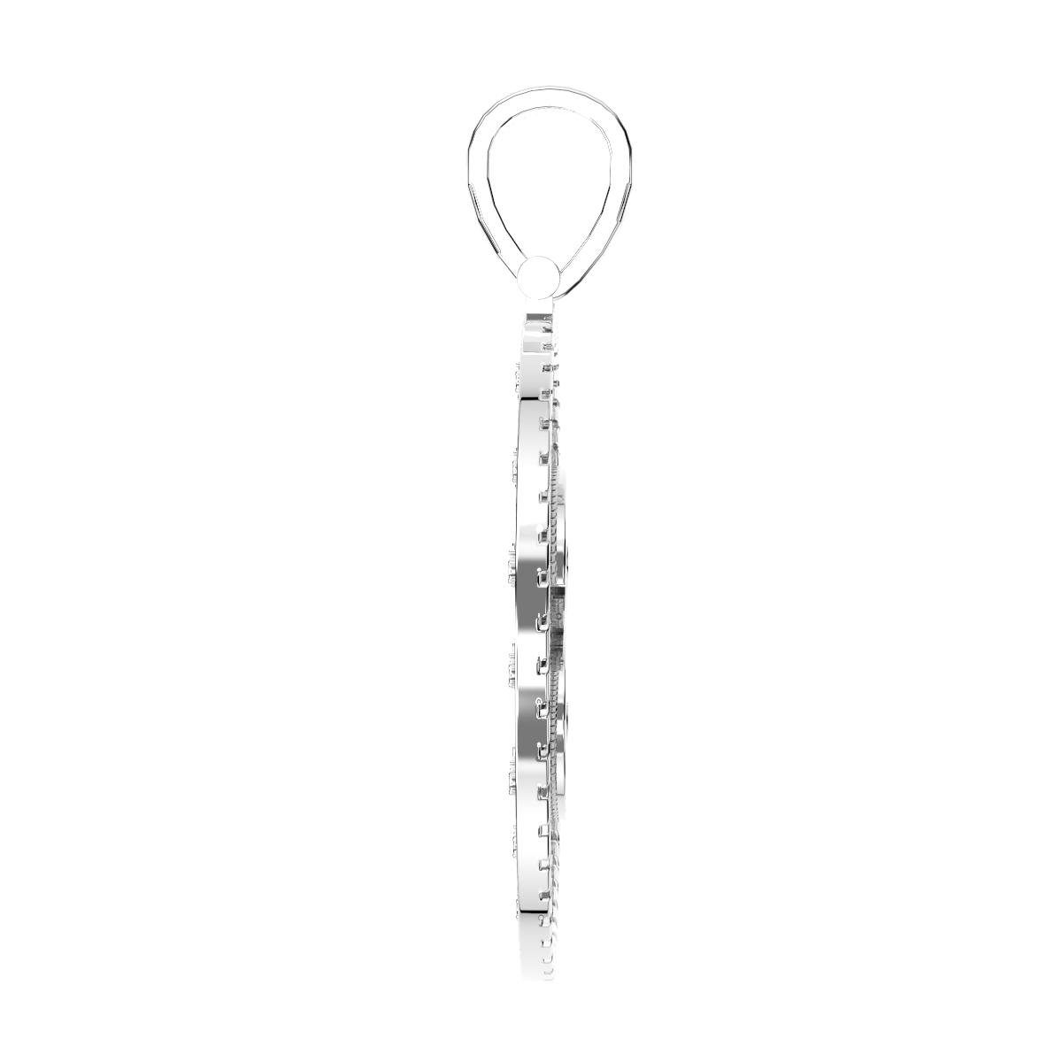 Sologenic Logo Silver Pendant w/ Silver Chain