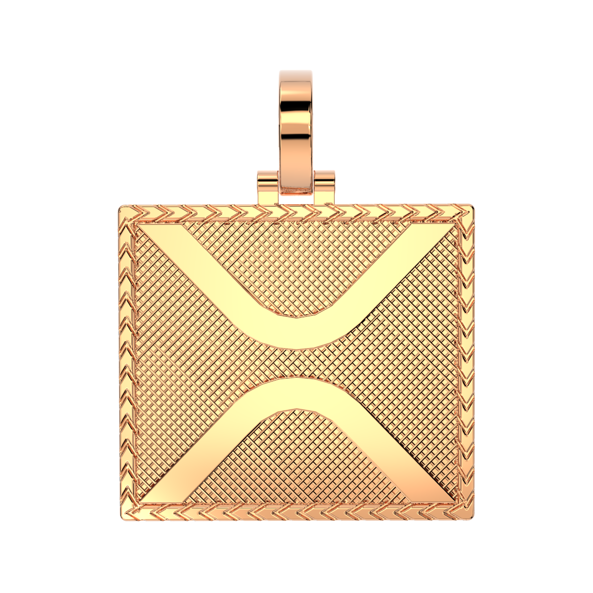 XRP Logo Gold Pendant w/ Gold Chain