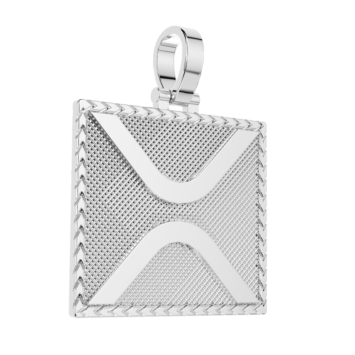 XRP Logo Gold Pendant w/ Gold Chain
