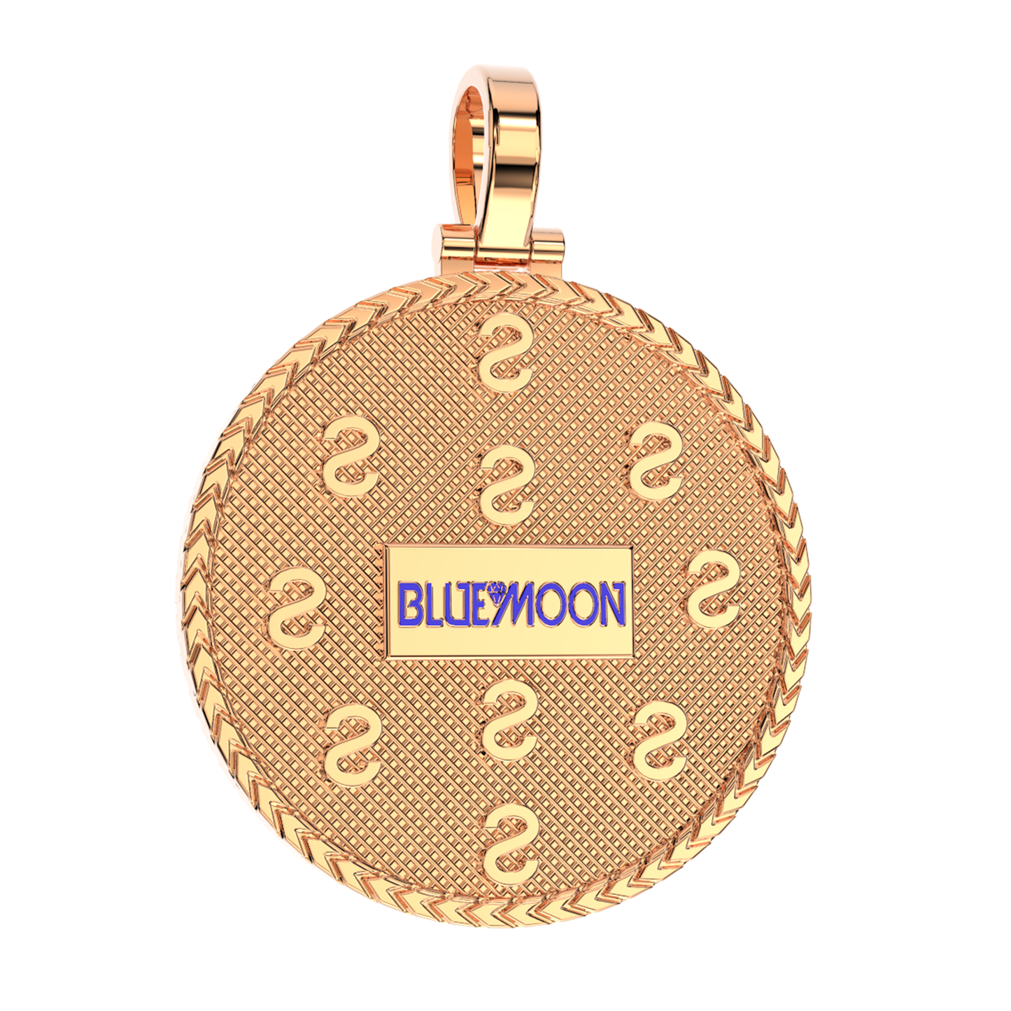 Sologenic Logo Gold Pendant w/ Gold Chain