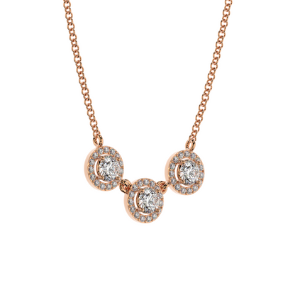 Trio Diamond Necklace