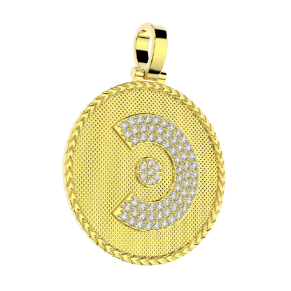 Coreum Logo Gold/Diamond Pendant w/ Chain