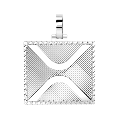 XRP Logo Silver Pendant w/ Silver Chain
