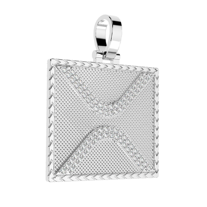 XRP Logo Gold/Diamond Pendant w/ Chain