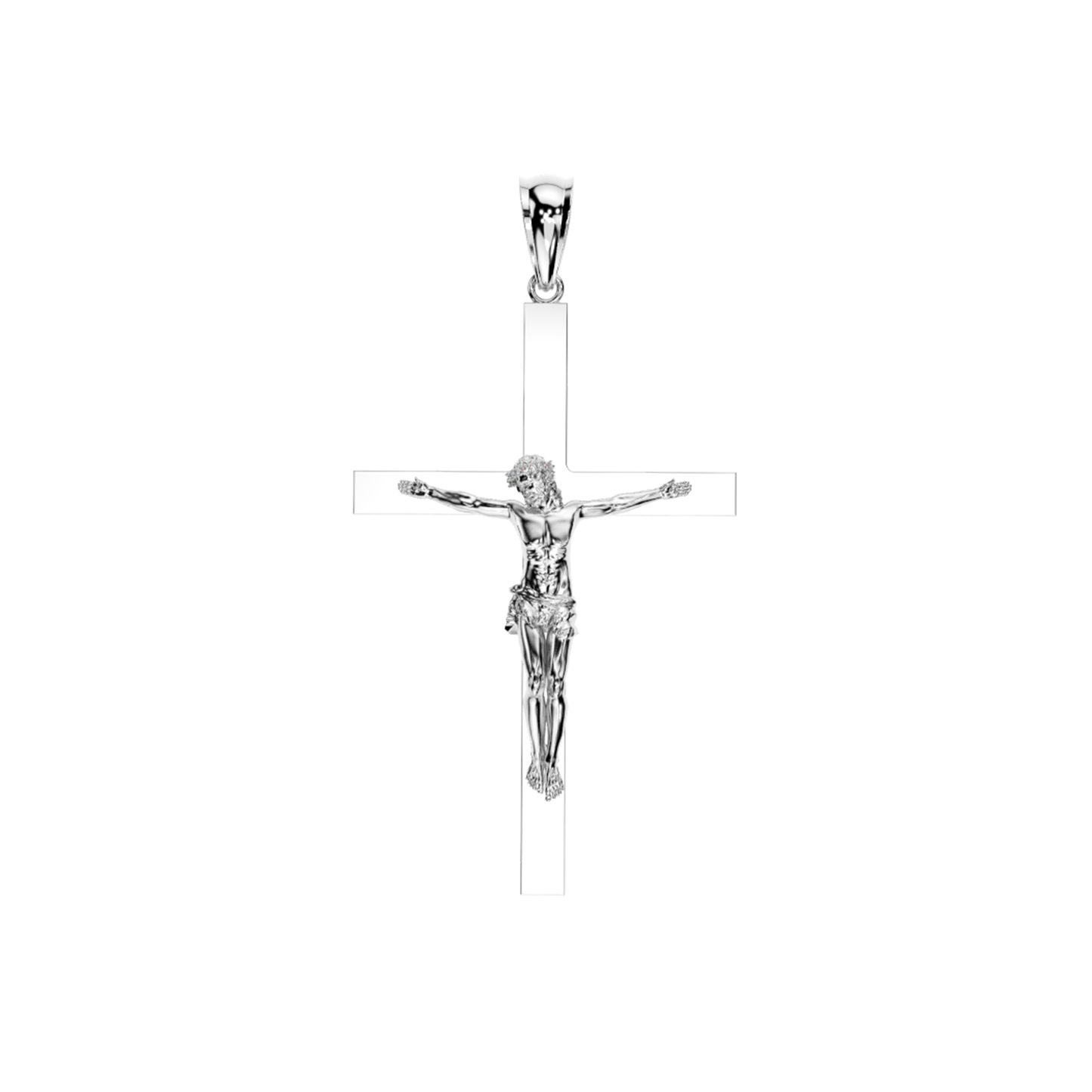 Jesus Cross Diamond Pendant