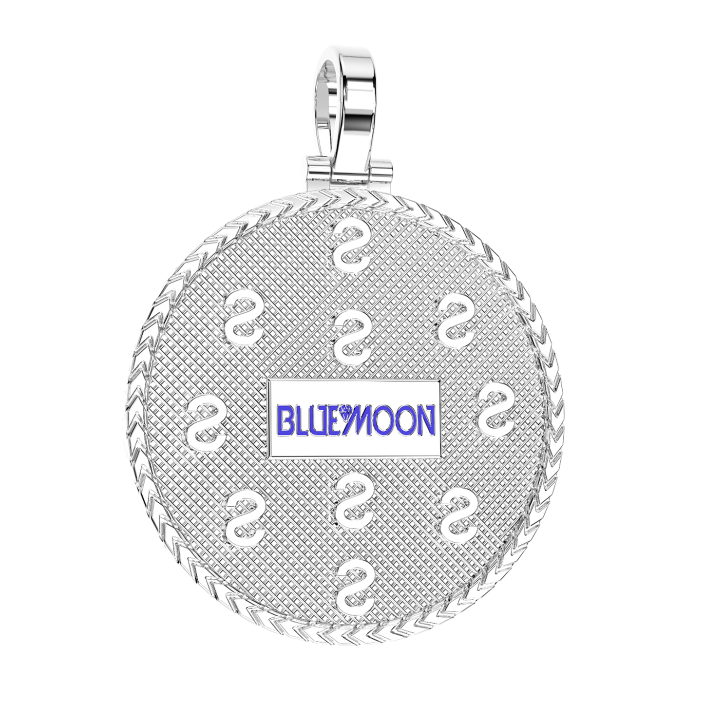 Sologenic Logo Silver Pendant w/ Silver Chain