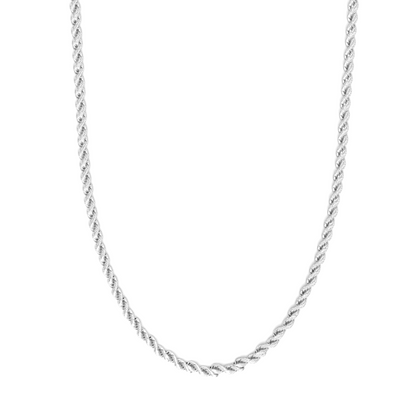 2.5mm Solid Gold Rope Chain