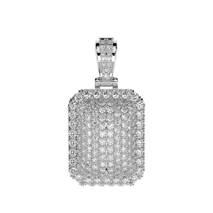 Cluster Dome Diamond Pendant