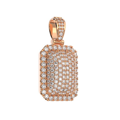 Cluster Dome Diamond Pendant