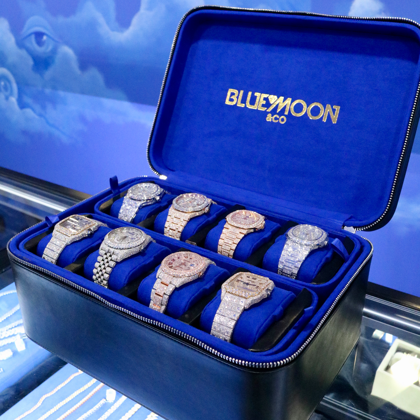 Bluemoon Luxury Jewelry Box